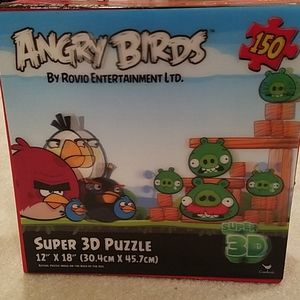 NEW Angry Birds super 3D puzzle